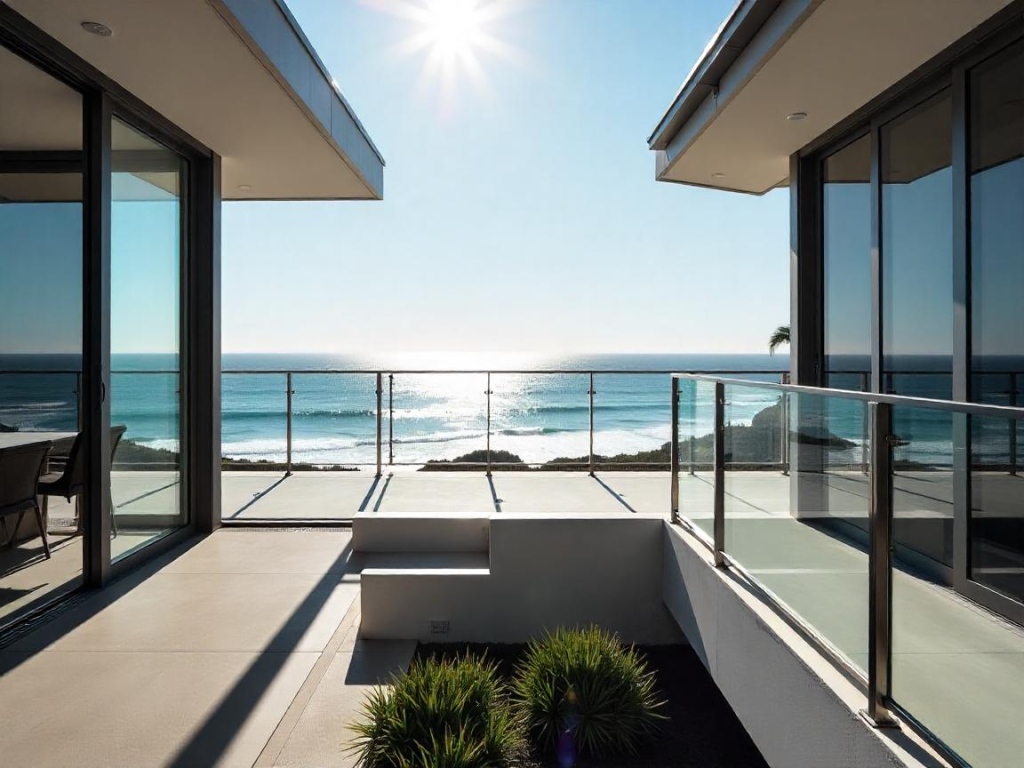 balustrades for coastal home