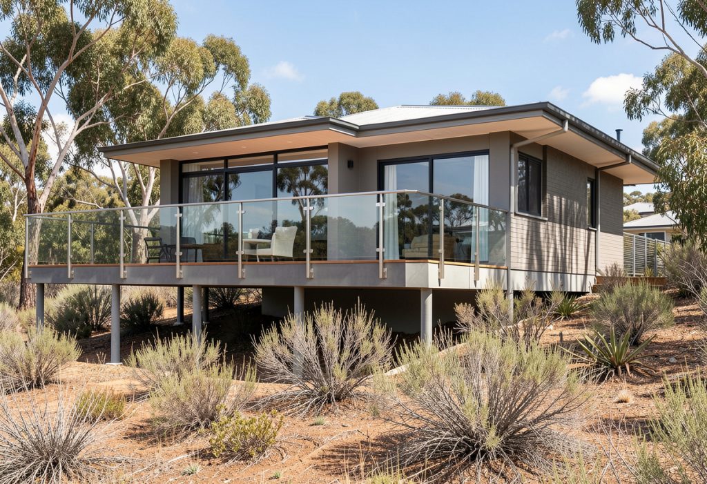 glass balustrades in bushfire zones