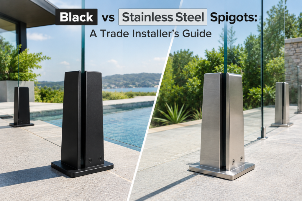 black vs stainless steel spigots - trade installers guide