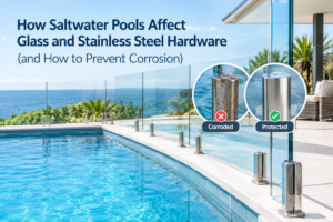 saltwater pool fencing corrosion